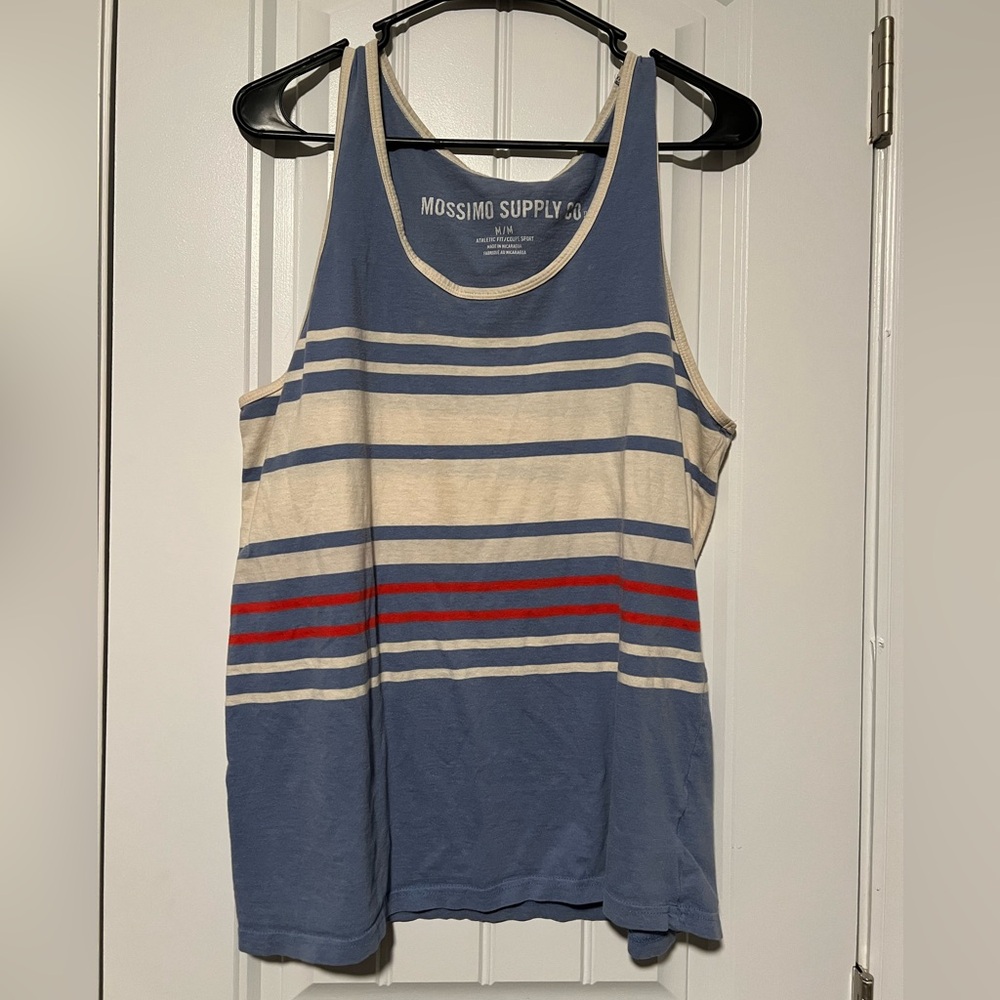 Mossimo Supply Co. Blue and White Striped Tank